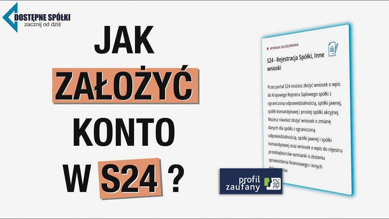 Jak założyć konto w S24