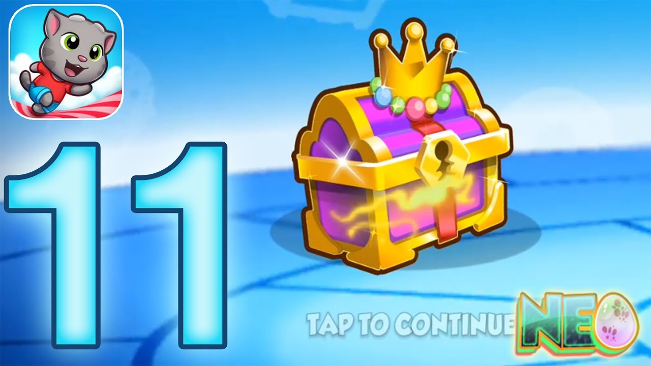 Talking Tom Candy Run: Gameplay Walkthrough Part 11 - Legendary Chest (iOS, Android)