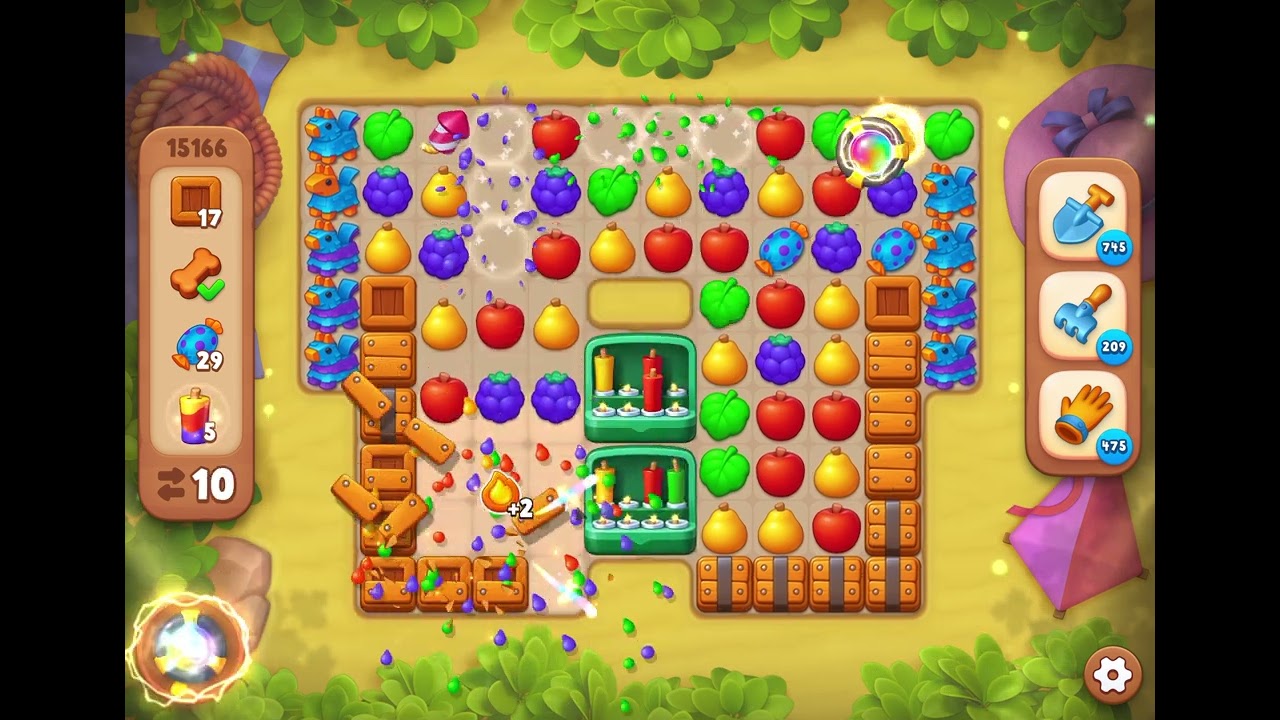 GardenScapes Level 15166 no boosters 