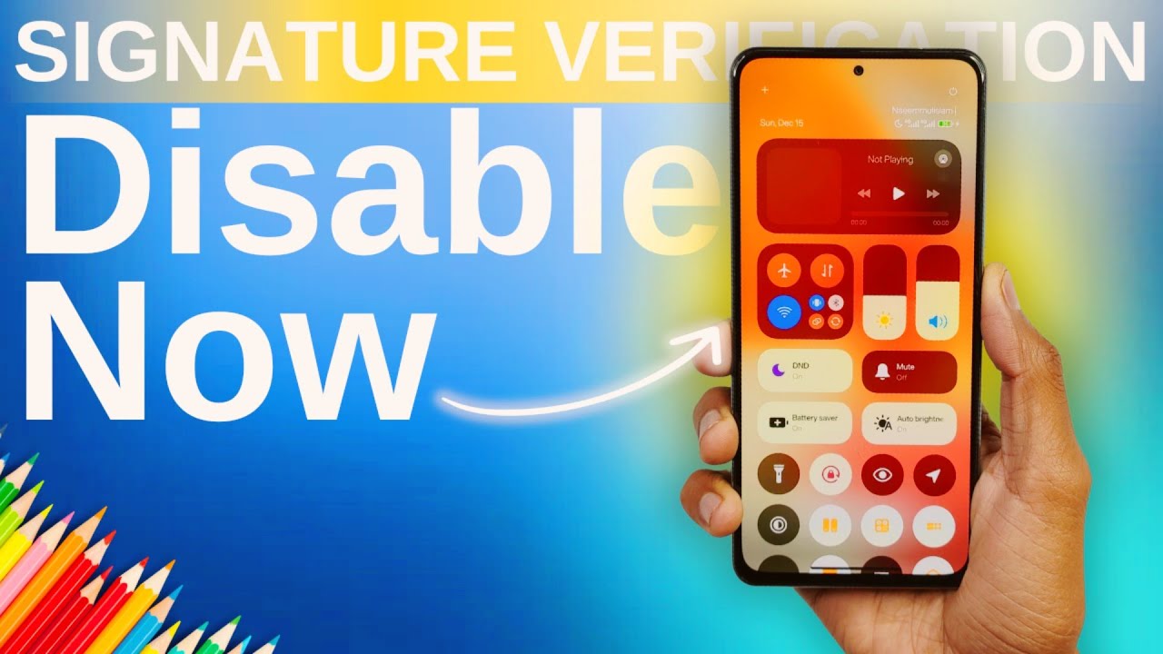 Disable Signature Verification Guide for Xiaomi Phones 🚀 Install Core Patch to Install Mods ✅