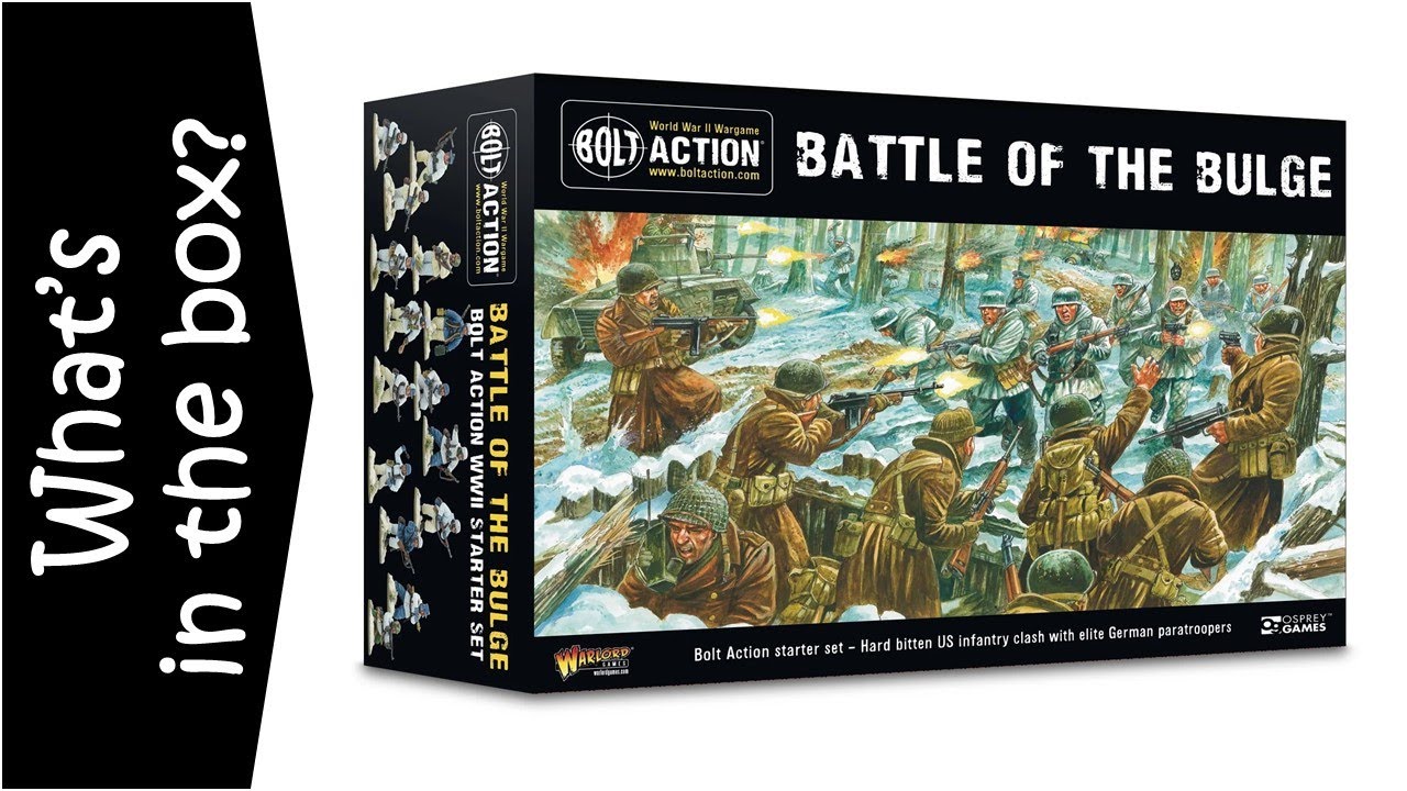 Bolt Action 3 - Battle of the Bulge Starter Set - Unboxing & Review