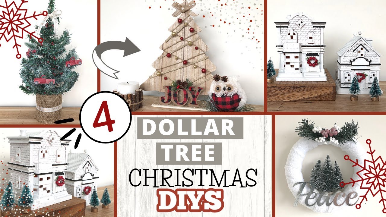 DOLLAR TREE CHRISTMAS DIYS 2020 | Easy + Cute Christmas DIY Decor Anyone Can Make!