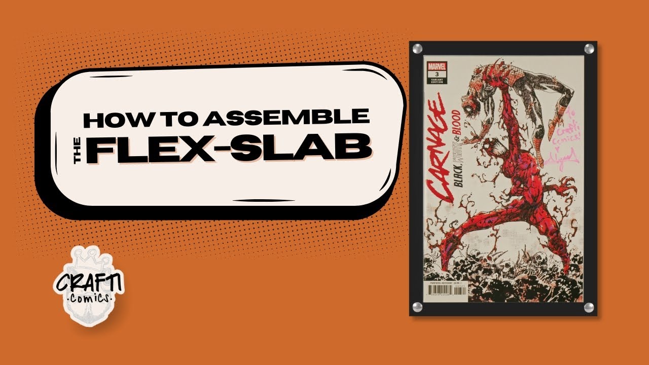 How to Assemble Your FLEX-Slab, The Ultimate Comic Book Slab and Case! | Crafti Comics