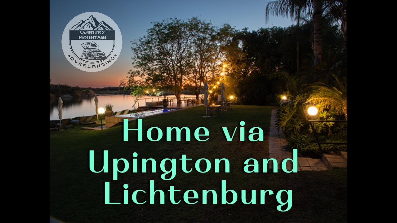 Upington and Lichtenburg sleepovers.  Time to go home.