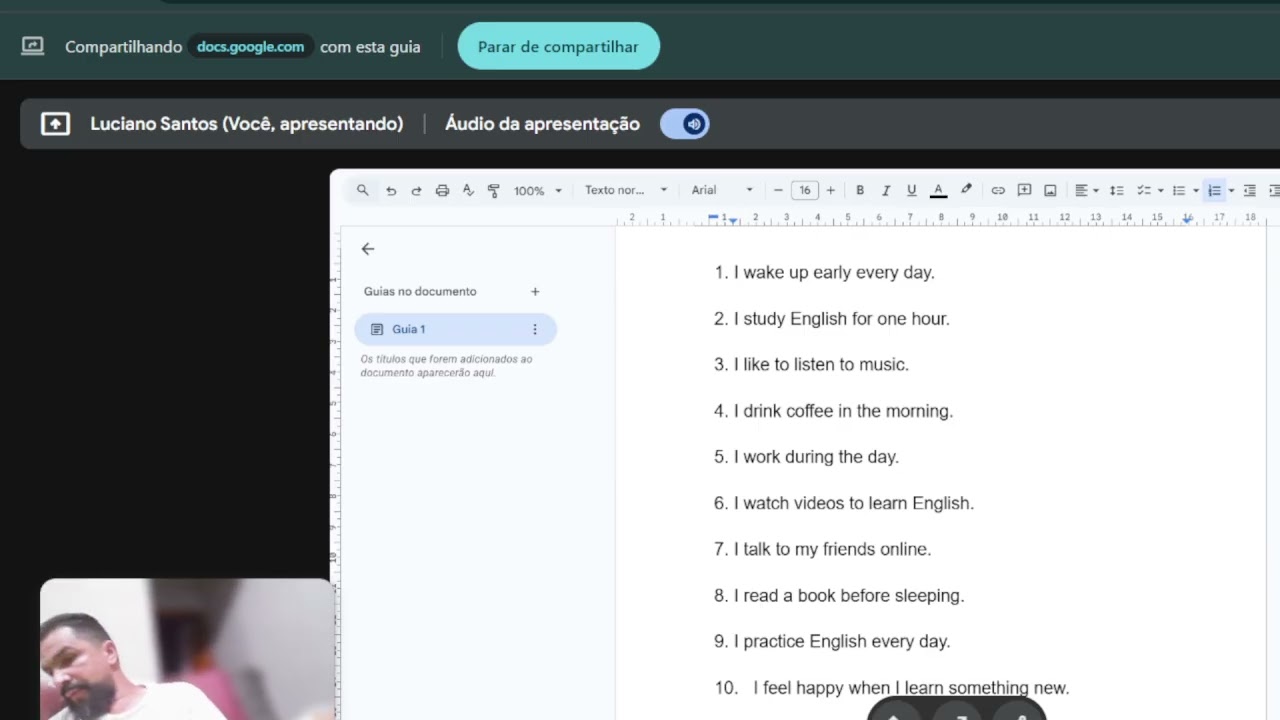 Pratique Inglês comigo !