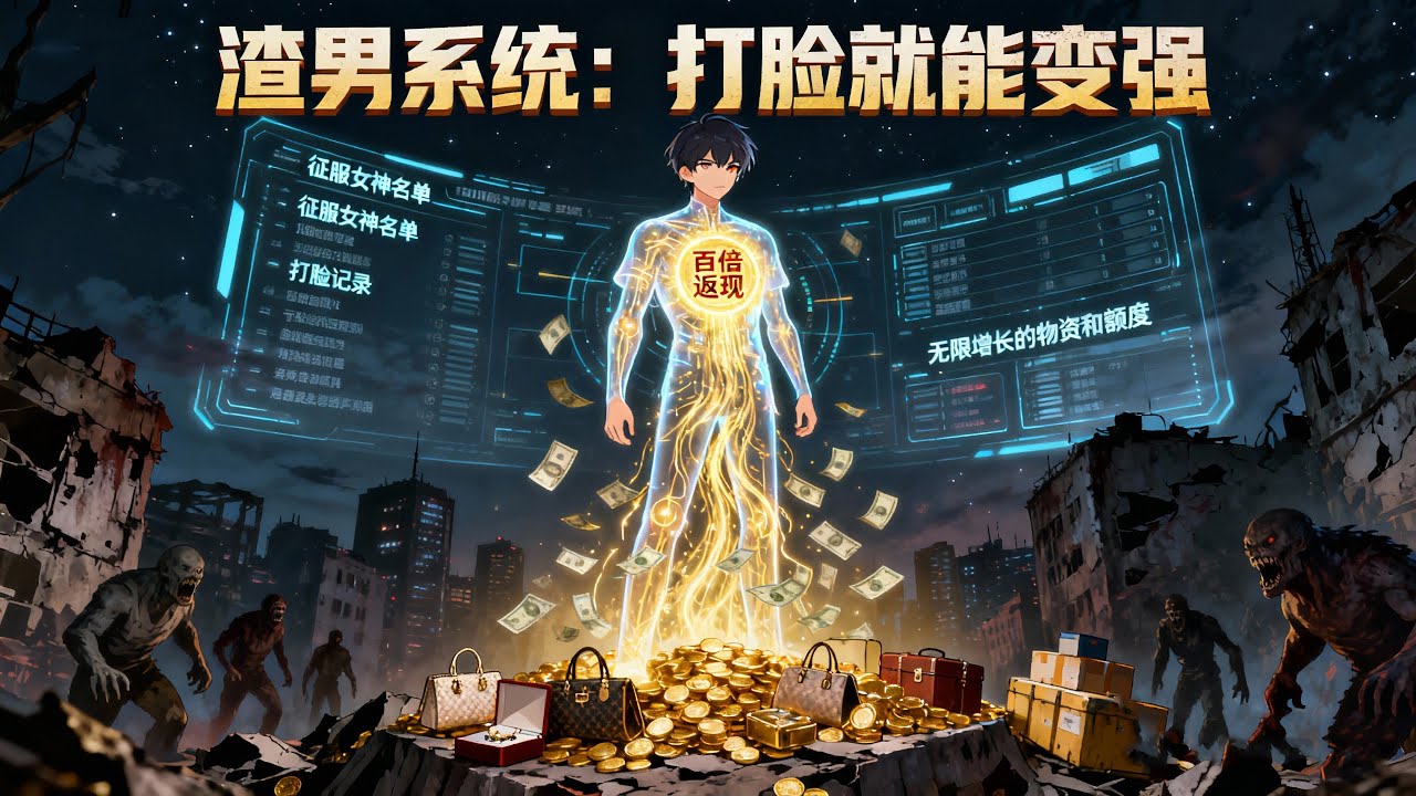 《渣男系統：打臉就能變強》被渣女欺負？反手覺醒渣男系統！打臉就能百倍返現，征服女神稱霸末世，這波操作爽炸了！#逆襲 #開掛 #漫劇