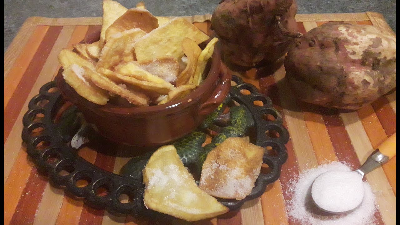 PATATE DOLCI FRITTE... PATANE ZUCCARINE FRITTE