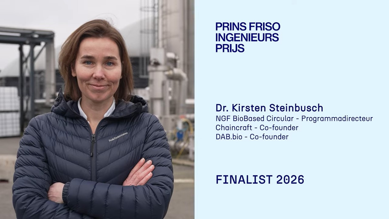 Finalist Kirsten Steinbusch - Prins Friso Ingenieursprijs 2026
