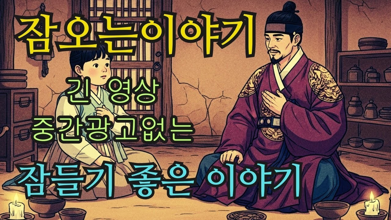 수면영상 🌙 한국 전래동화 모음  산채에 버려진 아이부터 은빛 모래의 노래까지   잠오는이야기   중간광고없는