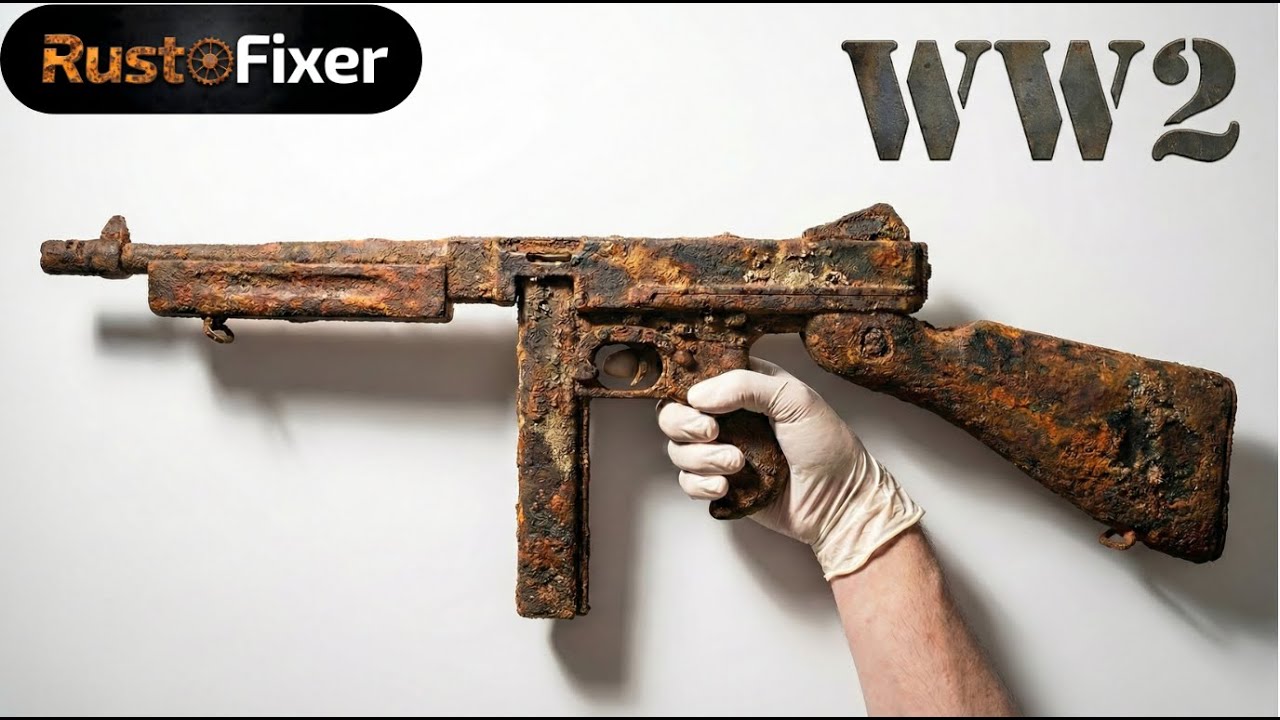 World War II M3A1 Restoration: The Ultimate Grease Gun Comeback