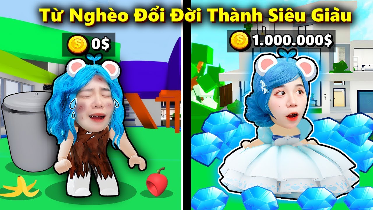 Mèo Simmy Từ Nghèo Rớt Cái Mồng Đổi Đời Thành CÔ GÁI TỶ PHÚ SIÊU GIÀU Trong Roblox