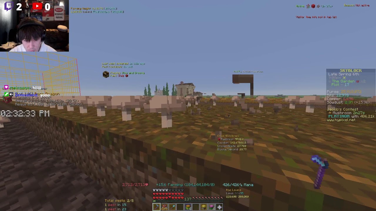 Figuring out how to pest farm | Hypixel Skyblock [60/365]
