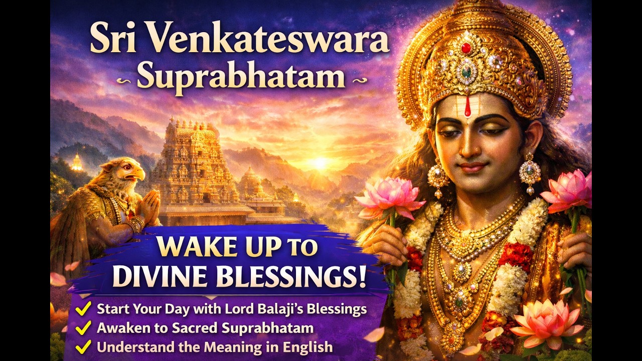 Tirupati Balaji Suprabhatam | Lord Venkateswara Morning Prayer | Full with Meaning