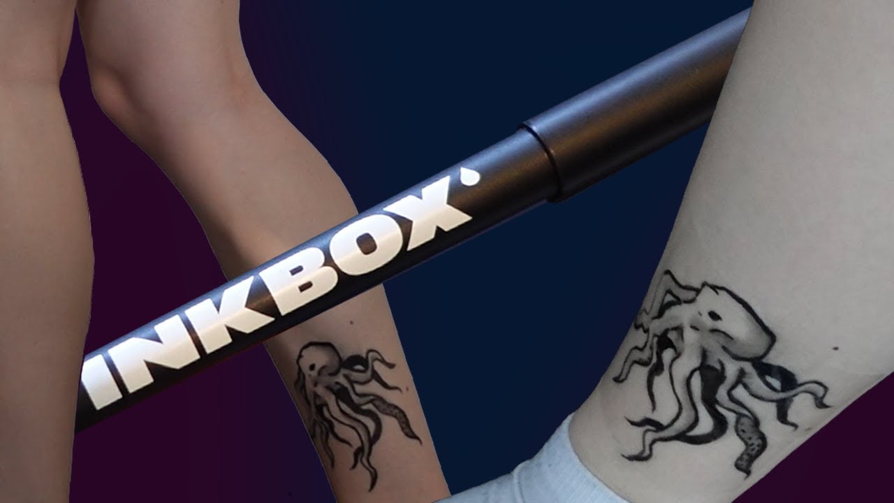 Ich teste den INKBOX Stift | Temporäre Tattoos selber machen! 🖌️