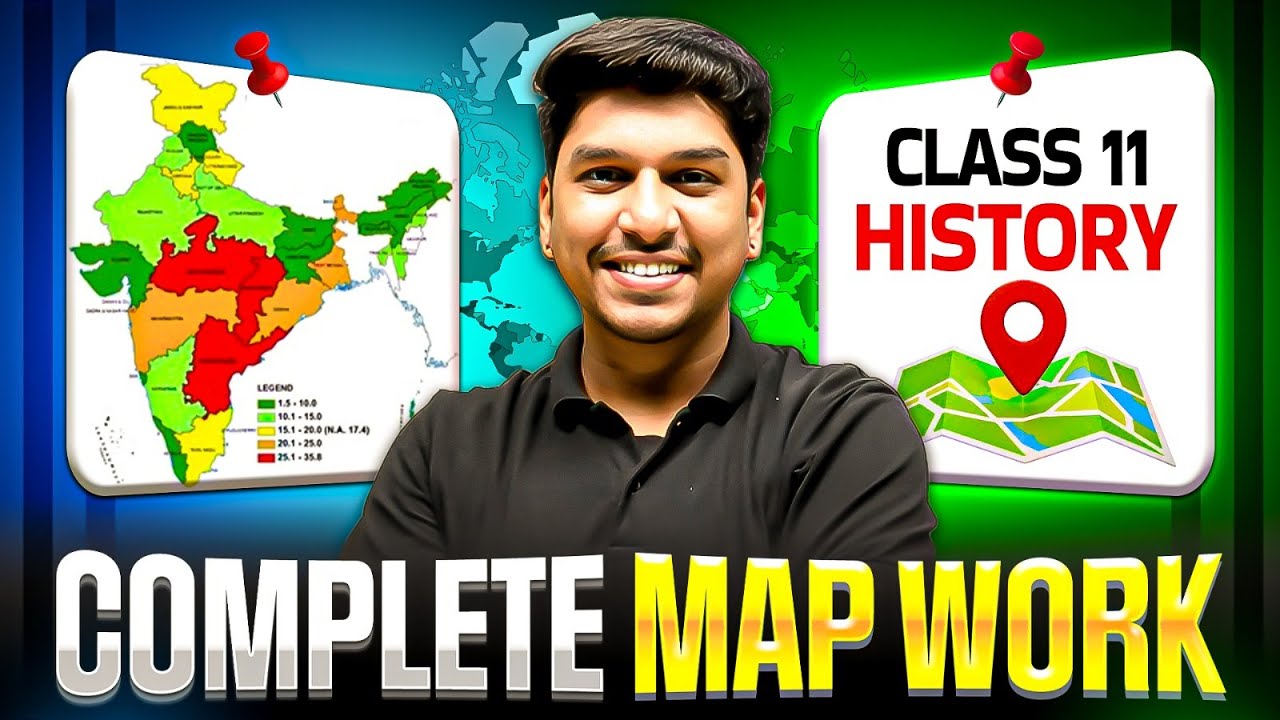 Class 11 History Map Work | Class 11 Complete Map Work In One Shot | By Sameer Sir