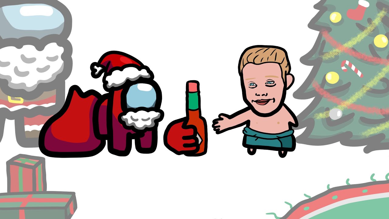 Mini Crewmate Kills Christmas Friends | Among Us