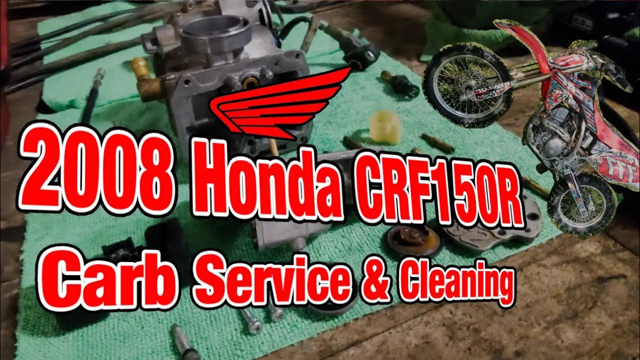 Honda CRF 150R Carb Cleaning (07- 08) PART 2 [carb service]