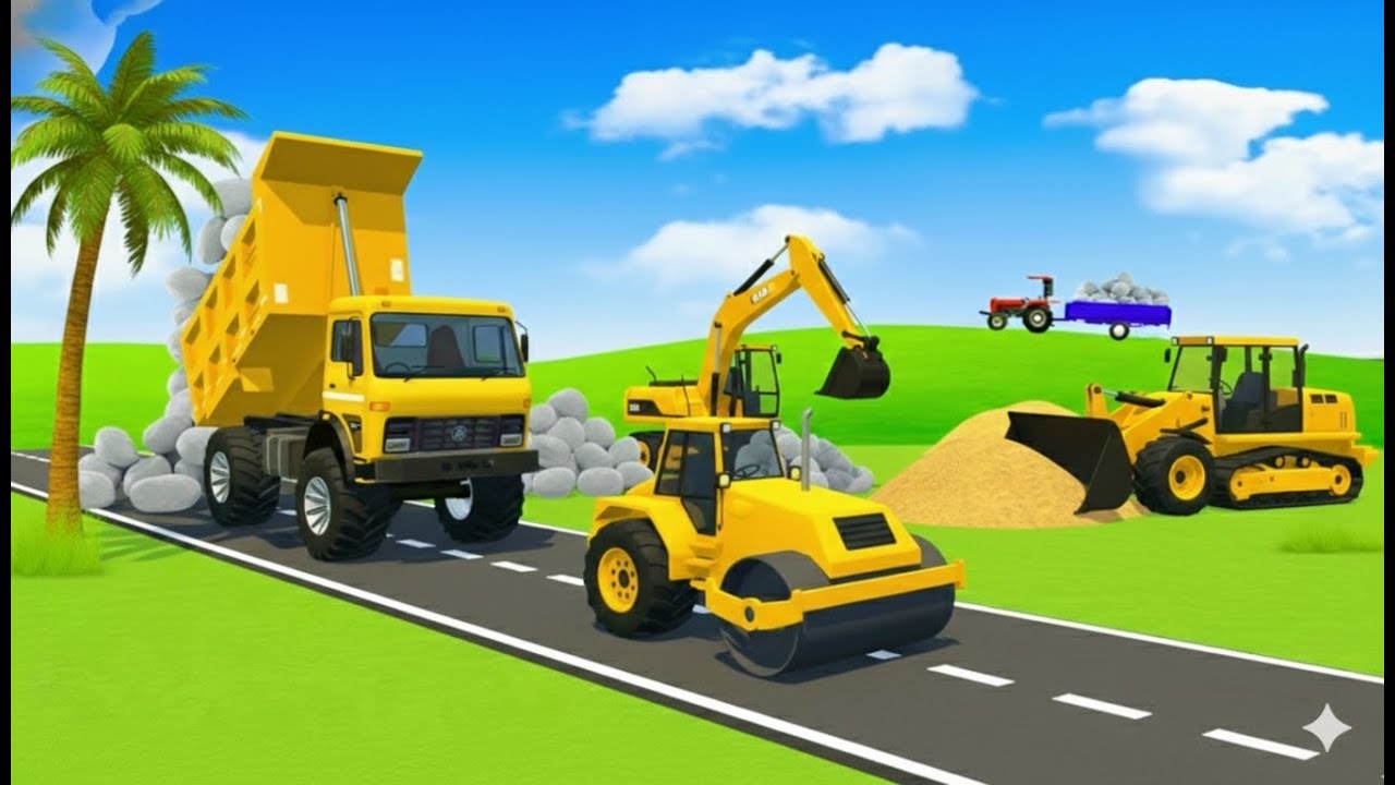 🔴Drive Jcb and Uploading 🪨 Stones From Dumper | Indian Vehicles Simulator 3D