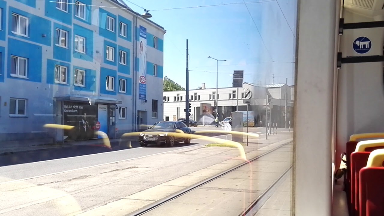 Linie 25 von Erzherzog Karl Straße bis Kagran
