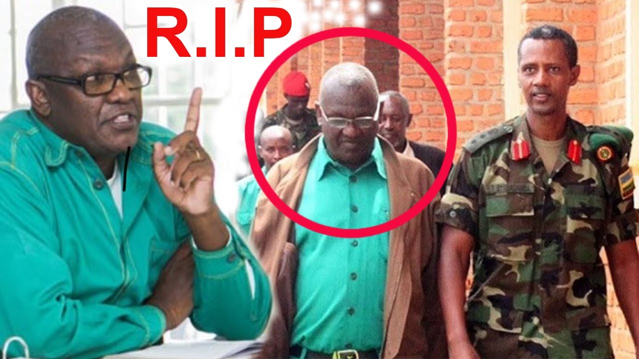 Gen. Frank RUSAGARA Yapfiriye Muri Gereza Ya Gisirikare Mu Rwanda