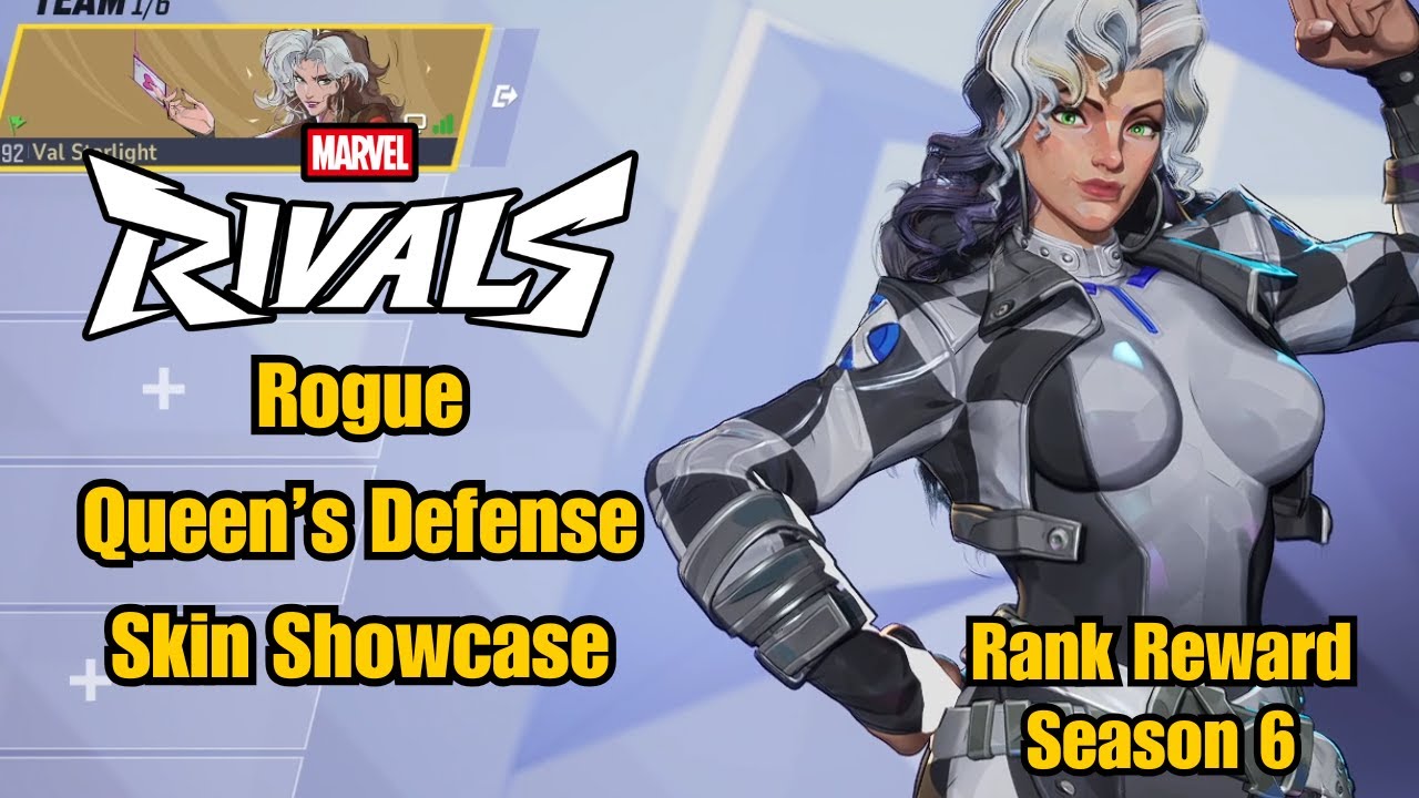 Rogue | Queen's Defense Rank Reward Costume Showcase | Marvel Rivals Season 6