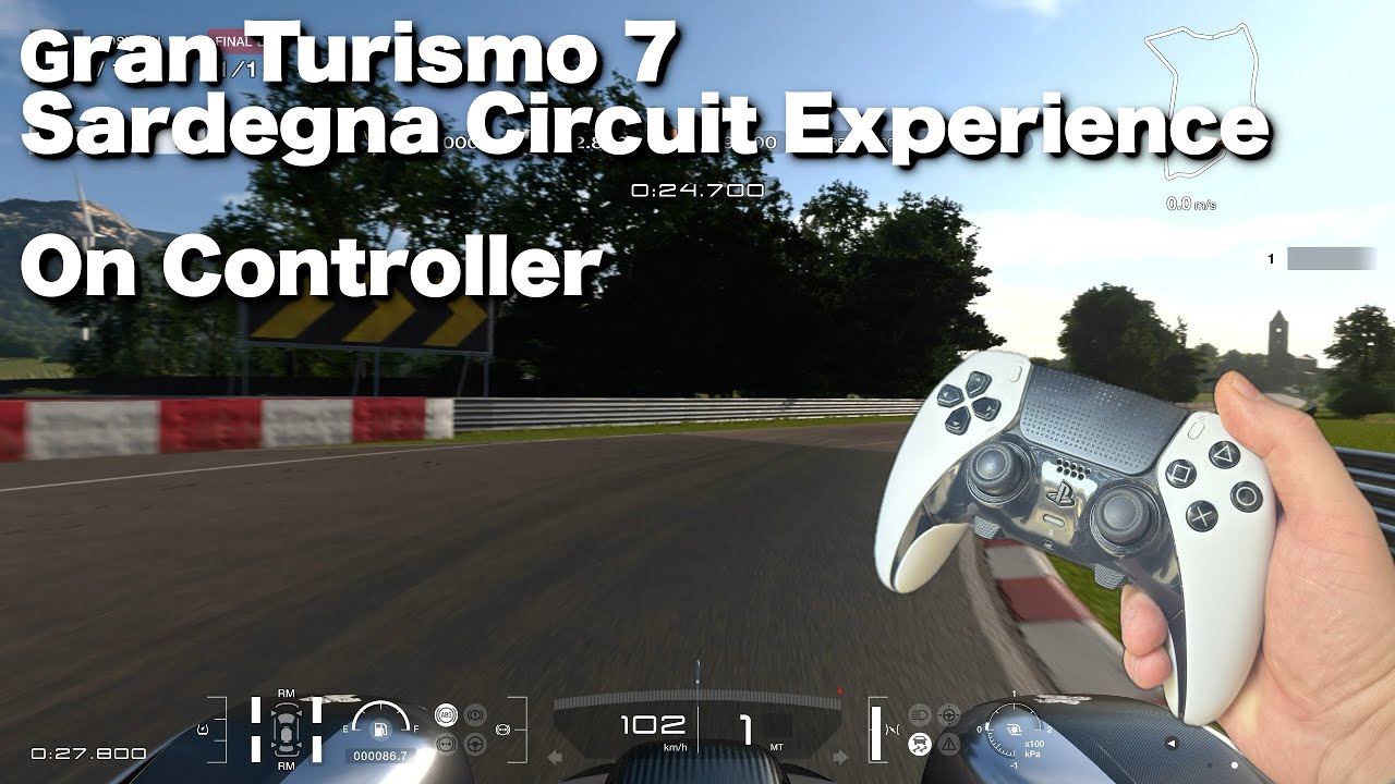 Gran Turismo 7 - Sardegna Circuit Experience - Gold on Controller