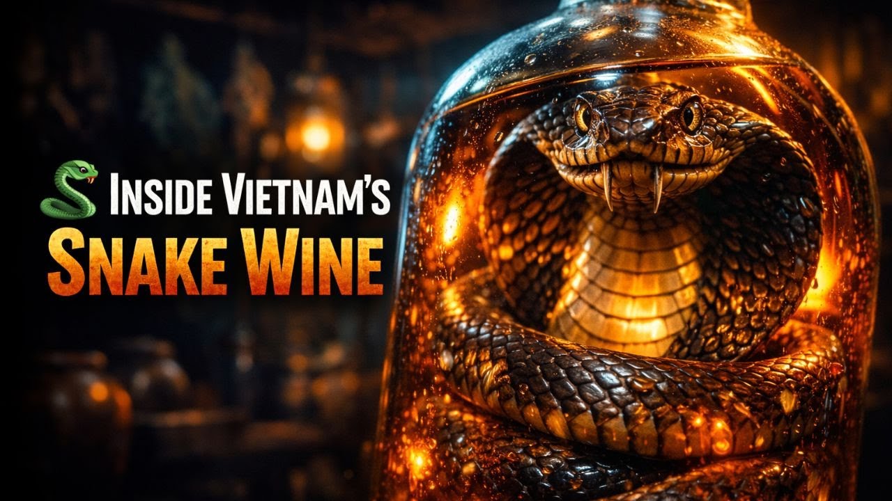 Vino de Serpiente Real en Vietnam