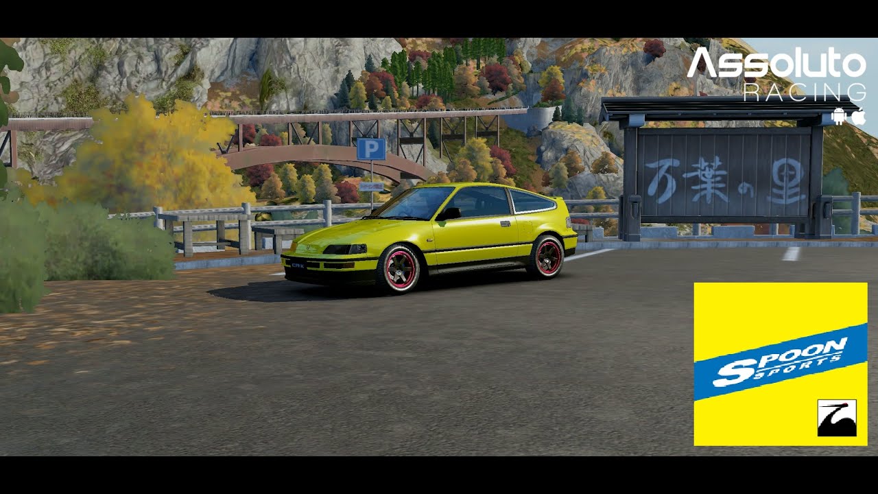 HONDA CR-X siR by Spoon Sport on Aoyama touge hillclimb.