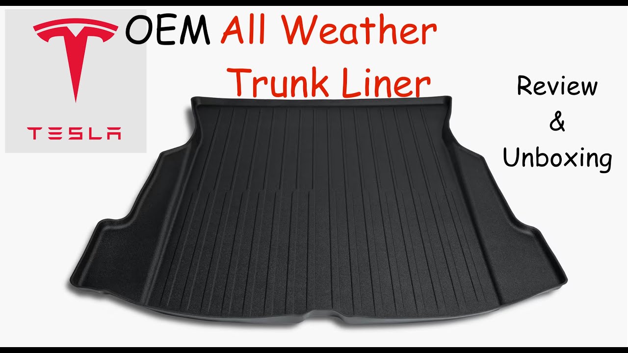 Tesla's All Weather Trunk Liner Unboxing and Review