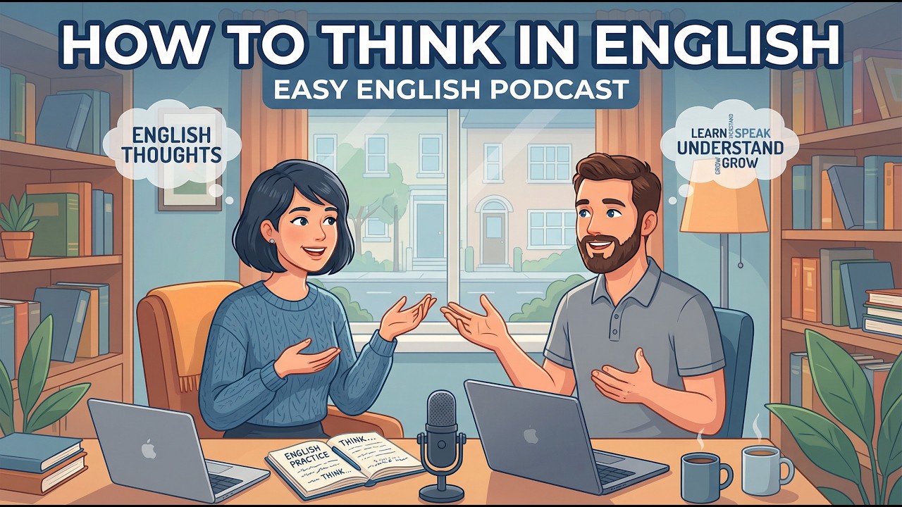 How to Think in English | Easy English Podcasts