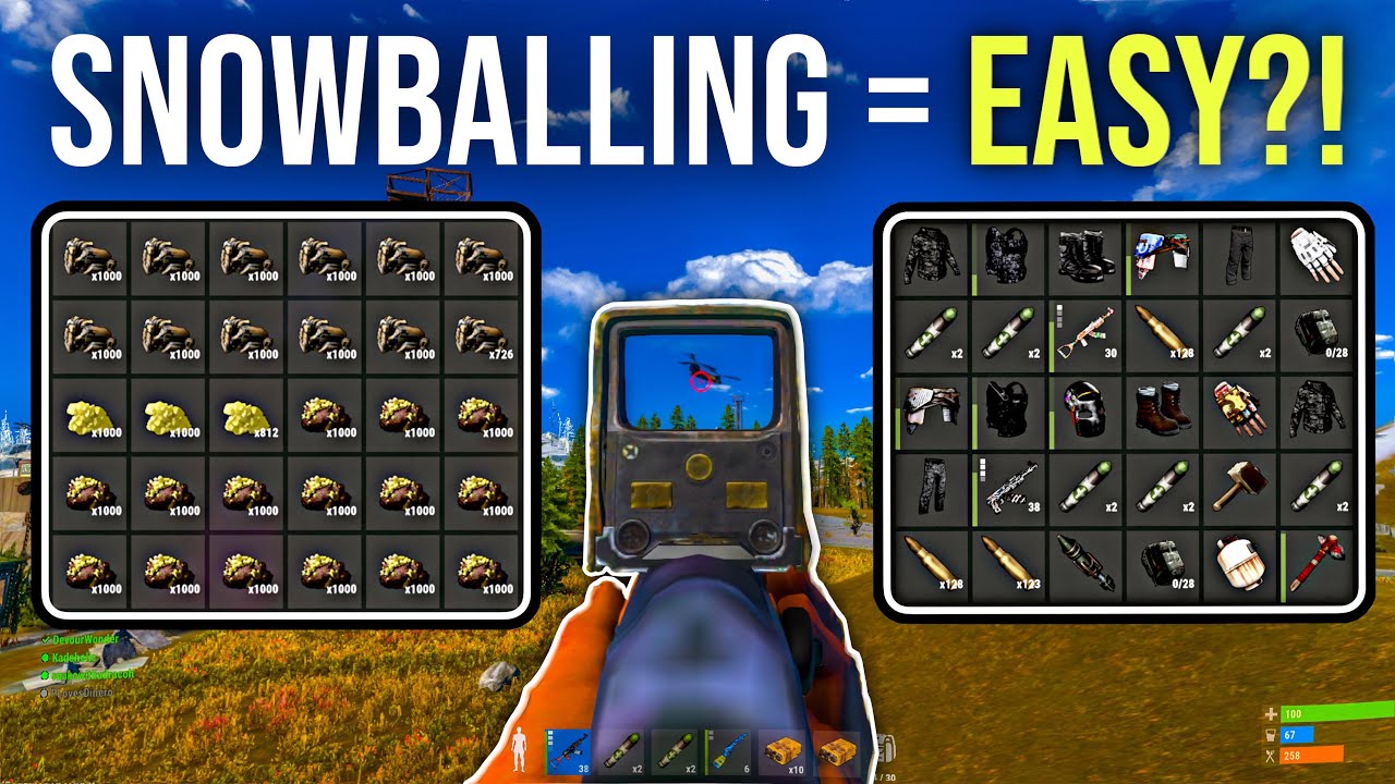 Snowballing in Rust Console is too easy…