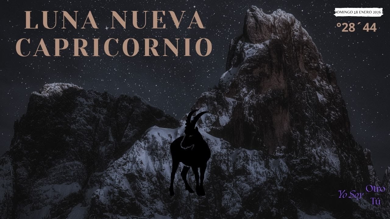 #LunaNueva en #Capricornio ♑°28´44