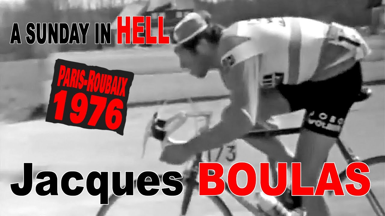 Jacques Boulas en échappée héroïque sur Paris Roubaix 1976
