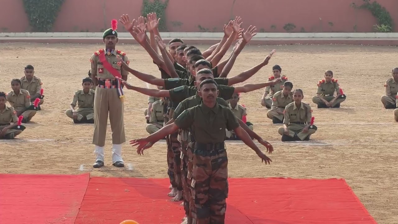 Gujrat University Dahegam arts and commerce college ncc boys 26 january 2026 program 