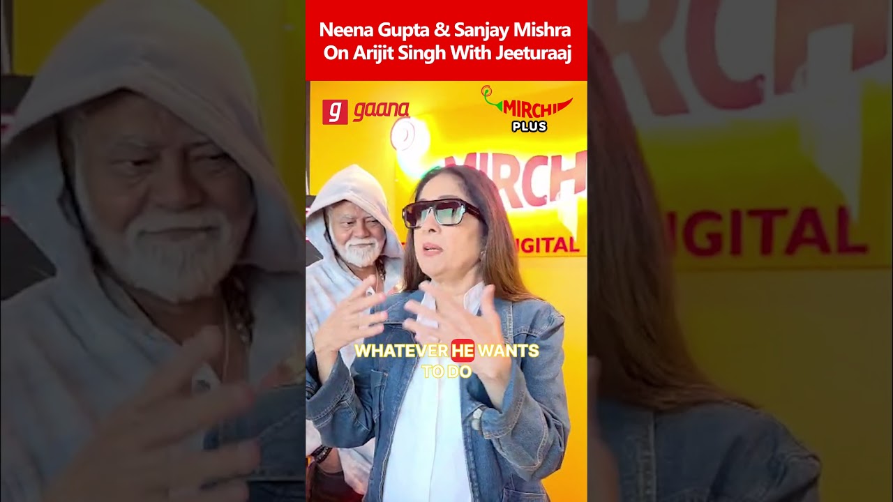 Neena Gupta & Sanjay Mishra React to Arijit Singh&rsquo;s Retirement😳😳 #arijitsingh #neenagupta #gaana