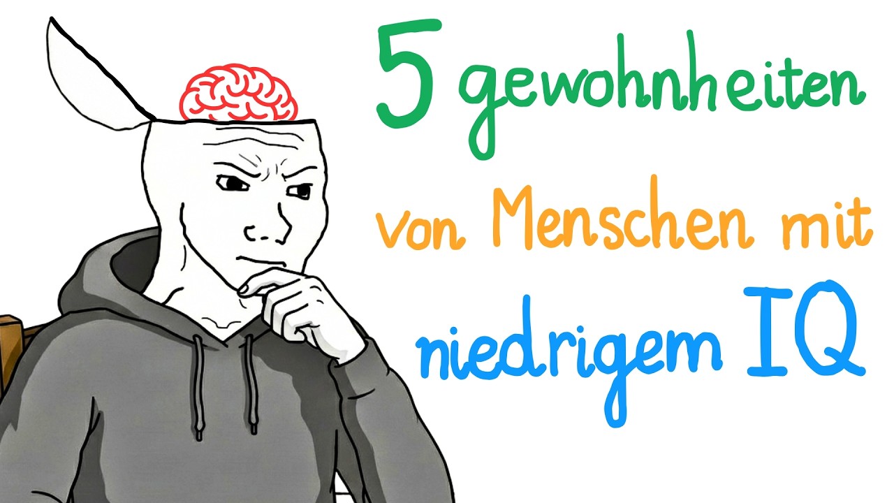 5 GEWOHNHEITEN VON MENSCHEN MIT NIEDRIGEM IQ (UND WIE MAN SIE KORRIGIERT)