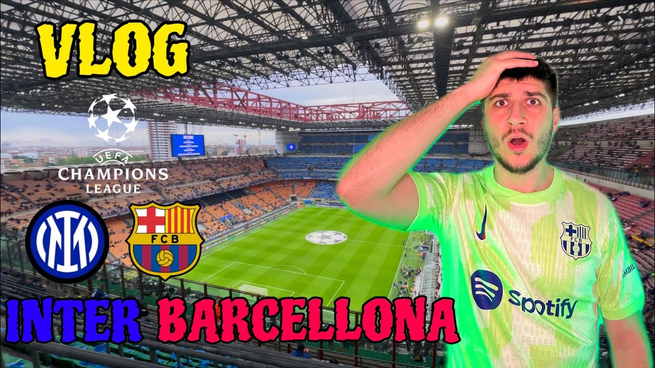 Notte di Champions (VLOG semifinale ritorno INTER-BARCELLONA) 😱🤯