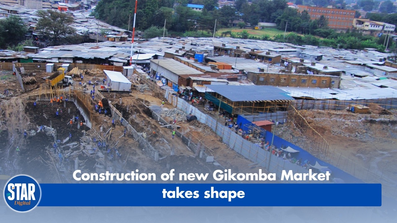 Construction of new Gikomba Market takes shape