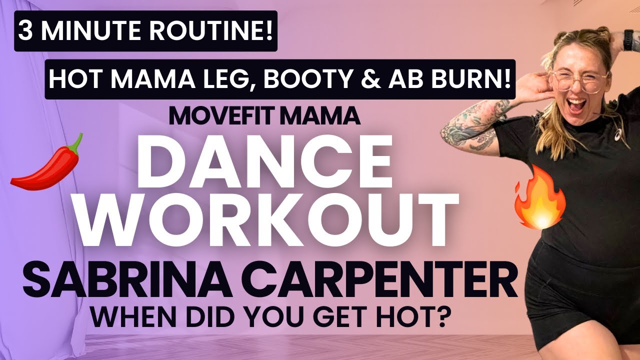 3 Min Leg, Booty & Core Dance Workout For Mums At-Home 🔥 |  No Equipment Strength Routine