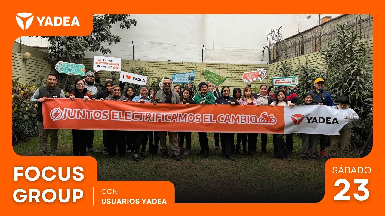Yadea Perú: Testimonios de nuestra comunidad en Juntos Electrificamos el Cambio. 🧡⚡