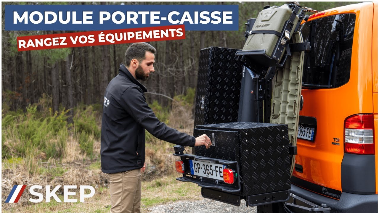 Porte-caisse : rangez à l'extérieur tous ce que vous ne voulez plus stocker dans votre van !