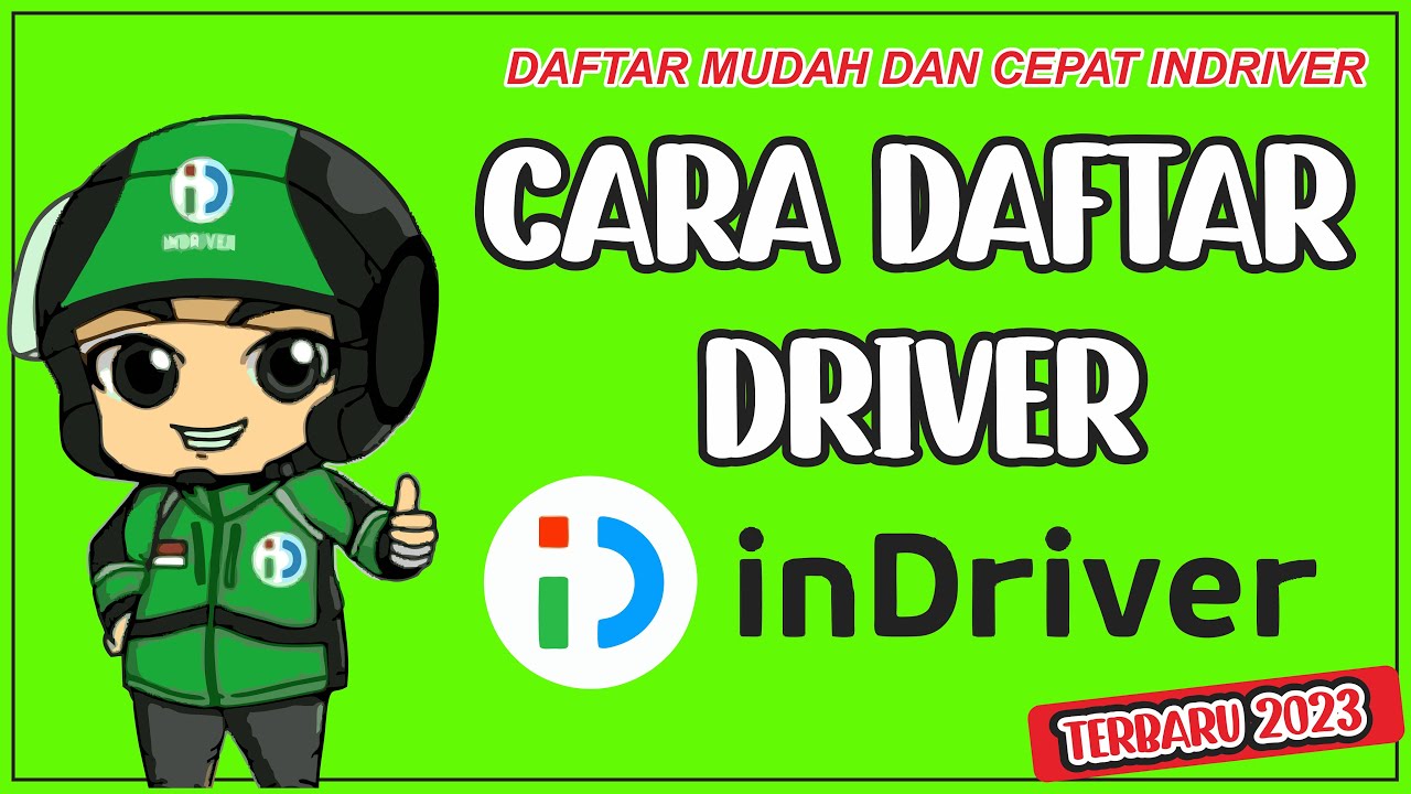 GAMPANG..!!! CARA DAFTAR INDRIVER MOTOR 2023 | DRIVER INDRIVER PEMULA