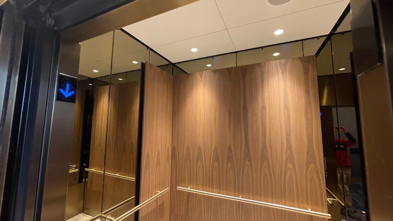 BRAND NEW Elegant Otis Gen2 Elevators at Marriott Bethesda Downtown, Bethesda, MD
