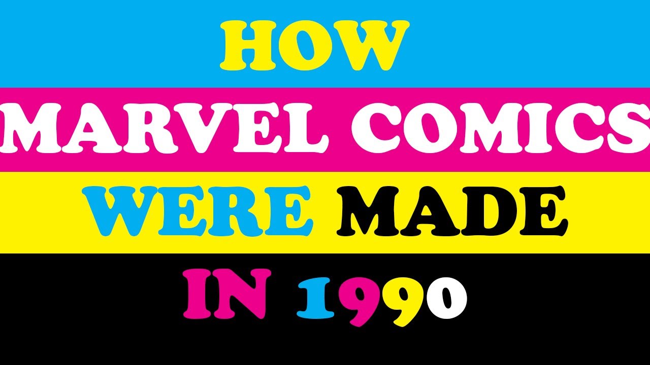 How Marvel Comics Were Made in 1990 (Featuring Mark Texeira, John Romita, and the Marvel Bullpen)