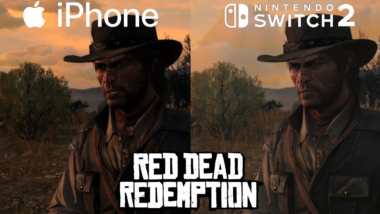 Switch 2 против iPhone | Red Dead Redemption — сравнение игрового процесса
