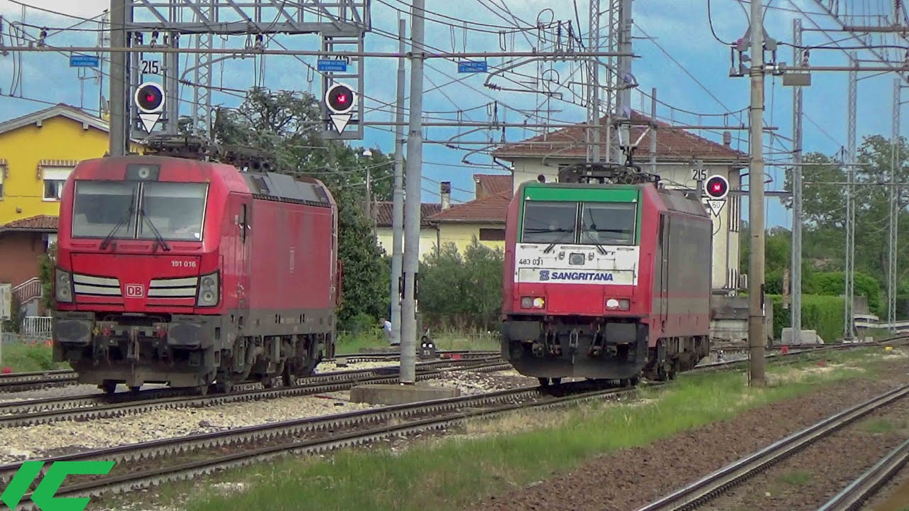 Un PAZZESCO sabato in compagna dei treni a CASTELGUELFO!