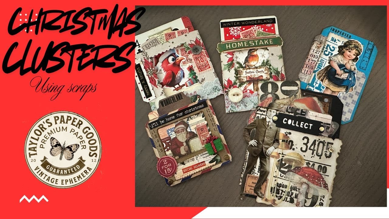 Christmas ephemera clusters