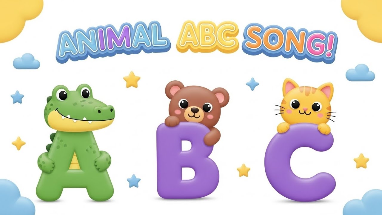 Alphabet Animals A–Z Song for Toddlers! 🐶🦁🦊