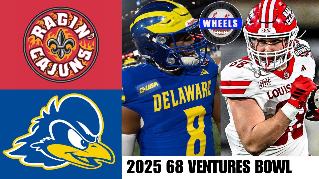Louisiana vs Delaware Highlights | 68 Ventures Bowl | 2025 College Football Highlights