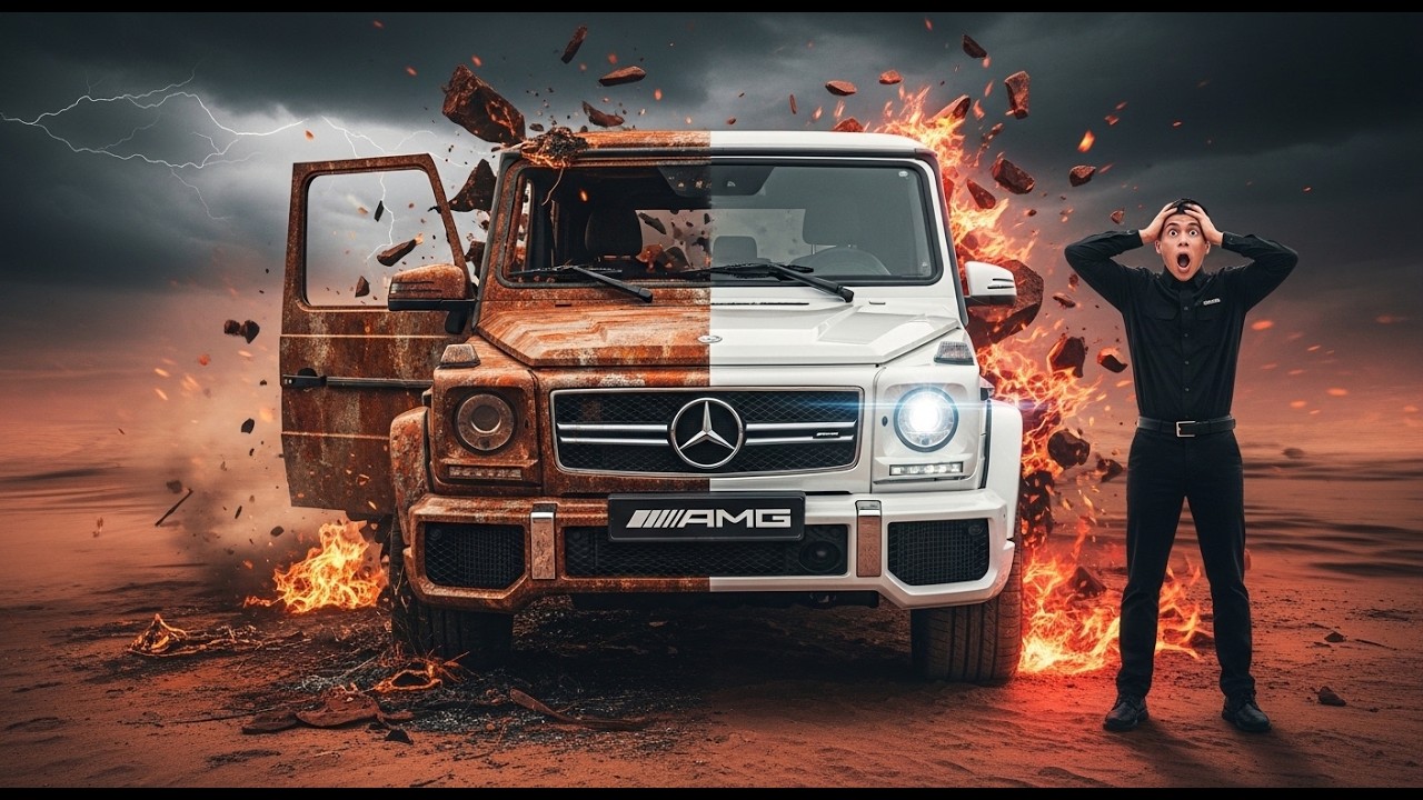 ASMR Car Restoration! Transforming 2018 Mercedes-Benz G63 AMG from Rusty Wreck to Factory Fresh